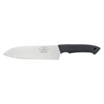 Couteau santoku Fallkniven K2 lame inox 17,5cm manche thermorun noir - Couteaux du Chef - Couteaux du Chef