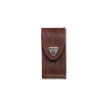 Etui cuir marron Victorinox pour couteaux suisses 9,1cm - 15 à 23 pièces - Couteaux du Chef