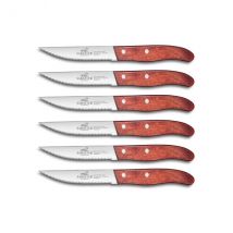 Set 6 couteaux à steak 12,5cm Sabatier International Dallas - Couteaux du Chef