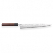 Couteau modèle Sujihiki 27cm Fujin Yu Kurosaki damas - Couteaux du Chef
