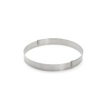Cercle à pâtisserie extensible en inox hauteur 3cm modèle 3040.03 De Buyer - Couteaux du Chef - Couteaux du Chef