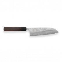 Couteau modèle Santoku 16,5cm Fujin Yu Kurosaki damas - Couteaux du Chef