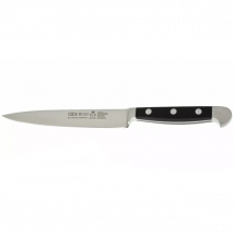 Couteau modèle à découper 16cm forgé Alpha Güde manche en POM - Couteaux du Chef