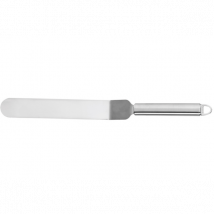 Spatule de cuisine coudée en acier inoxydable gamme POC Cristel - Couteaux du Chef