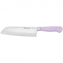 Couteau santoku forgé lame alvéolée 17cm gamme Classic Colour Purple Yam Wusthof - Couteaux du Chef