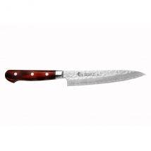 Couteau modèle universel 15cm Damascus Western acajou Sakai Takayuki - Couteaux du Chef - Couteaux du Chef