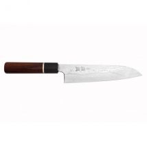 Couteau japonais modèle santoku Sukenari SG2 damas - Couteaux du Chef - Couteaux du Chef