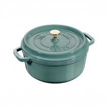 Cocotte en fonte ronde Eucalyptus Staub - Couteaux du Chef - Couteaux du Chef