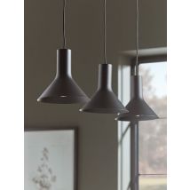 Three Black Metal Pendants