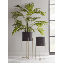 Faux Potted Palm Tree