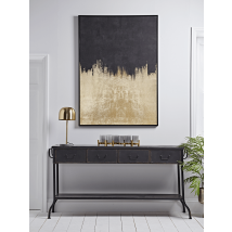 Golden Nights Framed Canvas