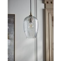 Diamond Glass Pendant - Droplet