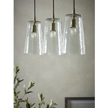 Three Tapered Glass Pendants