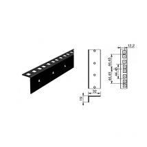 Profilé de rack simple à trous carrés