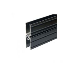Profilé d’emboîtement mâle 10,2mm noir (le mètre)