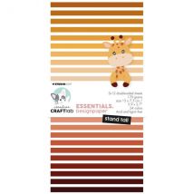 Studio Light Creative Craftlab 6in x 2.7in Paper Pad Essentials Stand Tall 170gsm | 36 Sheets