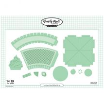 Simply Made Crafts Die Set Ice Cream Cone Gift Box Set of 14 | A Very British Summer Collection