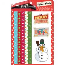 Festive Shaun the Sheep A5 Washi Sheets | Festive Shaun the Sheep Collection