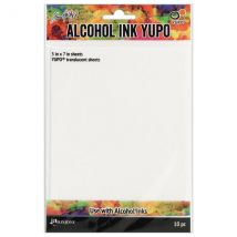 Ranger Alcohol Ink 5in x 7in Translucent Yupo Paper by Tim Holtz | 10 Sheets