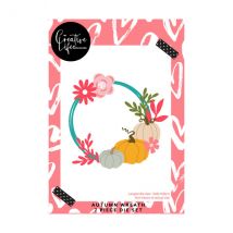 My Creative Life Die Set Watercolour Autumn Wreath Frame Dies by Katie Skilton | Set of 7