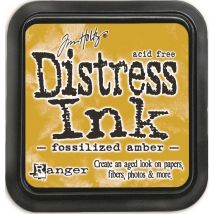 Ranger Ink Tim Holtz Distress Ink Pad Yellow | Fossilized Amber