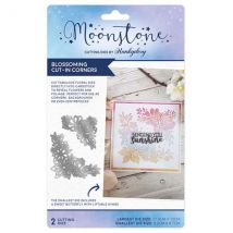 Moonstone by Hunkydory Die Set Blossoming Cut-In Corners | Set of 2