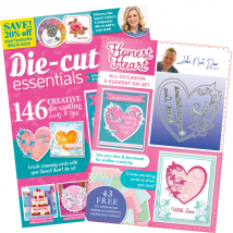 Die Cutting Essentials Magazine #124 With Exclusive John Next Door Honest Heart Die Set