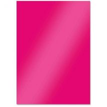 Hunkydory A4 Mirror Card Mirri Essentials Fuchsia Pink 220gsm | 16 Sheets