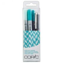 Copic Doodle Marker Pen Set Pack Turquoise | Set of 4