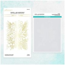 Spellbinders Hot Foil Plate & Stencil Set Full Bloom Poinsettia Set of 2 | Glimmer for the Holidays