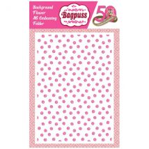 Bagpuss Embossing Folder 50th Anniversary Background Flowers | A6