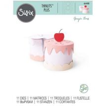 Sizzix Thinlits Plus Die Set Cake Box by Georgie Evans | Set of 11