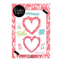 My Creative Life Die Set Love Is In The Air Special Hearts Reverse | Set of 12