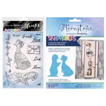 Hunkydory Moonstone Snippables The Stoat & Goose Stamp & Die Bundle