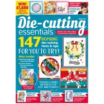 Die-Cutting Essentials Magazine #109 With Memory Box Winter Wreath Die & Stamp Set | Pack Worth $45