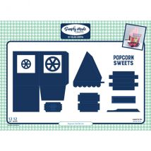 Simply Made Crafts 3D Die Set Fairground Attraction Popcorn Cart | Set of 12