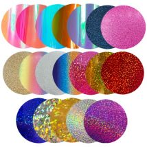 Creative Craft Products A4 Iron On HTV Heat Transfer Vinyl Speciality Assorted | 20 Sheets