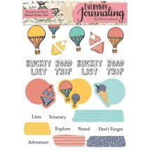 Everyday Journaling A6 Sticker Pack Modern 10 Sheets | Thoughts on Travel