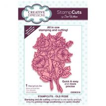 Creative Expressions Sue Wilson StampCuts Die Old Rose Flower