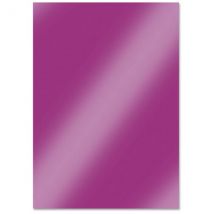 Hunkydory A4 Mirror Card Mirri Essentials Vivid Violet Purple 220gsm | 16 Sheets