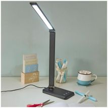 Creative Craft Products Adjustable LED USB Desk Lamp | Black