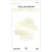 Spellbinders Hot Foil Plate Glimmer Winter Bough | Glimmer for the Holidays Collection