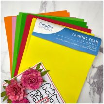 Creative Craft Products A4 Forming Foam (Tropical Florals) | Pack of 12