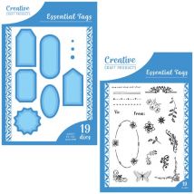 Creative Craft Products Essential Tag Die & Stamp Bundle