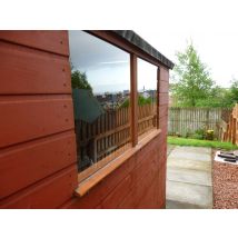 Clear Acrylic Perspex Shed Window - Cut To Size - 4.0 mm - Clear - Cut to Size Perpsex