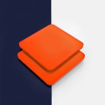 100% Recycled Orange Greencast Acrylic Sheet (Gloss Finish) - 5.0 mm - Orange - Cut to Size - Greencast