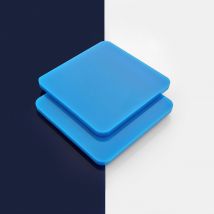 100% Recycled Light Blue Greencast Acrylic Sheet (Gloss Finish) - 3.0 mm - Blue - Cut to Size - Greencast
