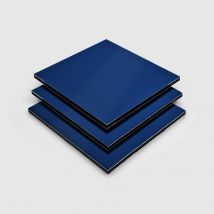 Blue Dibond Aluminium Composite Panel - 3.0 mm - Cut to Size - Blue - Dibond