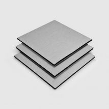 Brushed Aluminium (Silver Butler) Composite Panel - 3.0 mm - Cut to Size Dibond