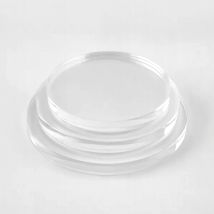 Clear Cast Perspex Acrylic Discs - 3.0 mm - Clear - Cut to Size
